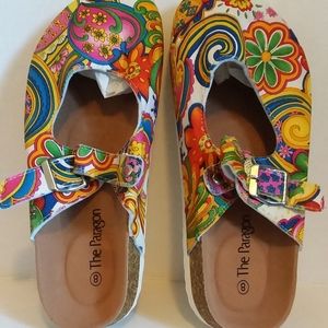 Paragon Paisley Clogs